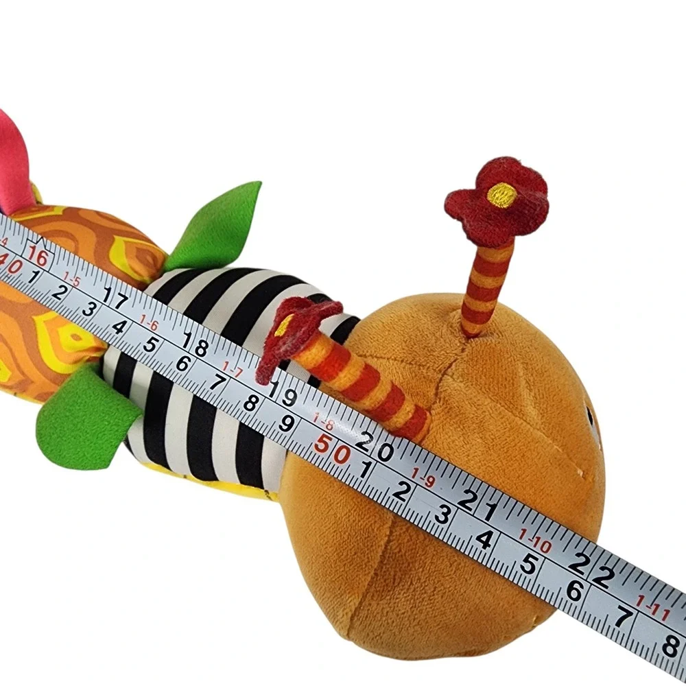 Plush Caterpillar Educational Toy‎ Soft Stuffed Animal for Kids Baby